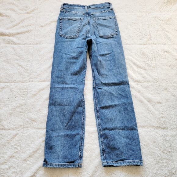 Wild Fable High Rise Straight Leg Distressed  Mom Jeans - Picture 3 of 5